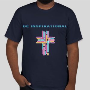 Be Inspirational Unisex-T-Shit Navy